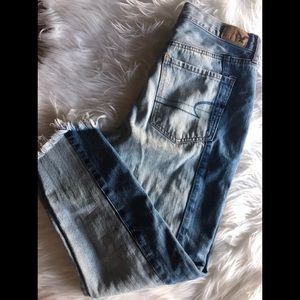 Vintage crop jeans